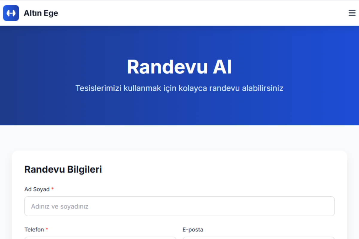 Altınege Spor Kulübü Web Sitesi ve Yönetim Paneli - Görsel 4