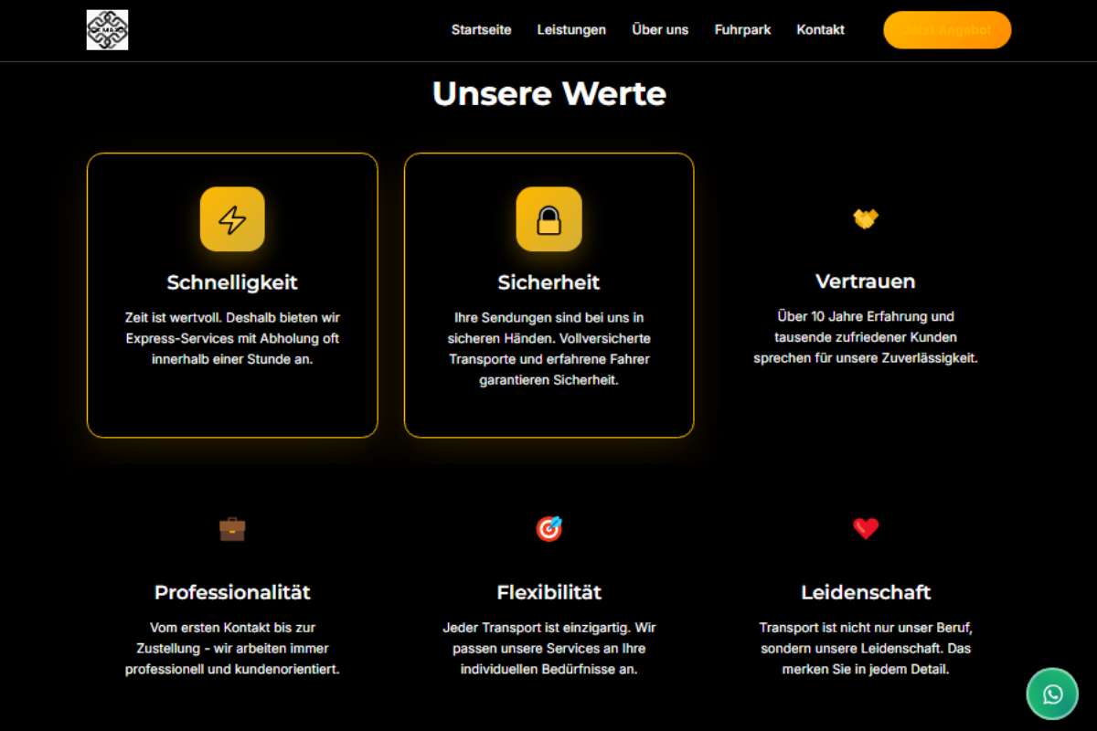 ATA Transporte – Almanca Lojistik Web Sitesi - Görsel 3