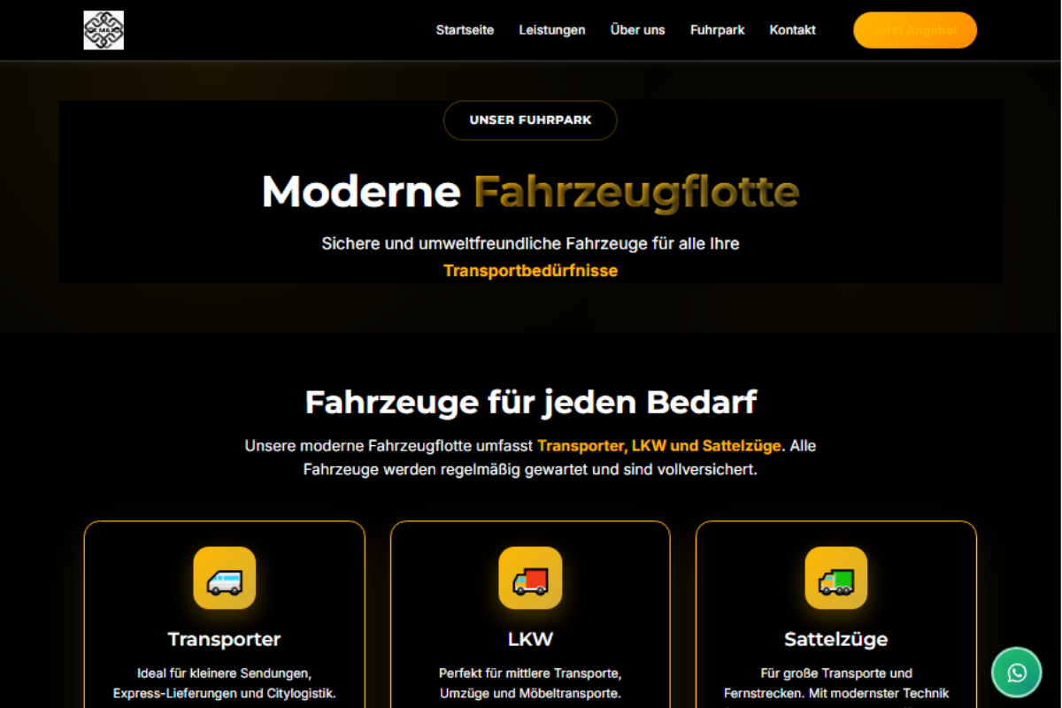ATA Transporte – Almanca Lojistik Web Sitesi - Görsel 4