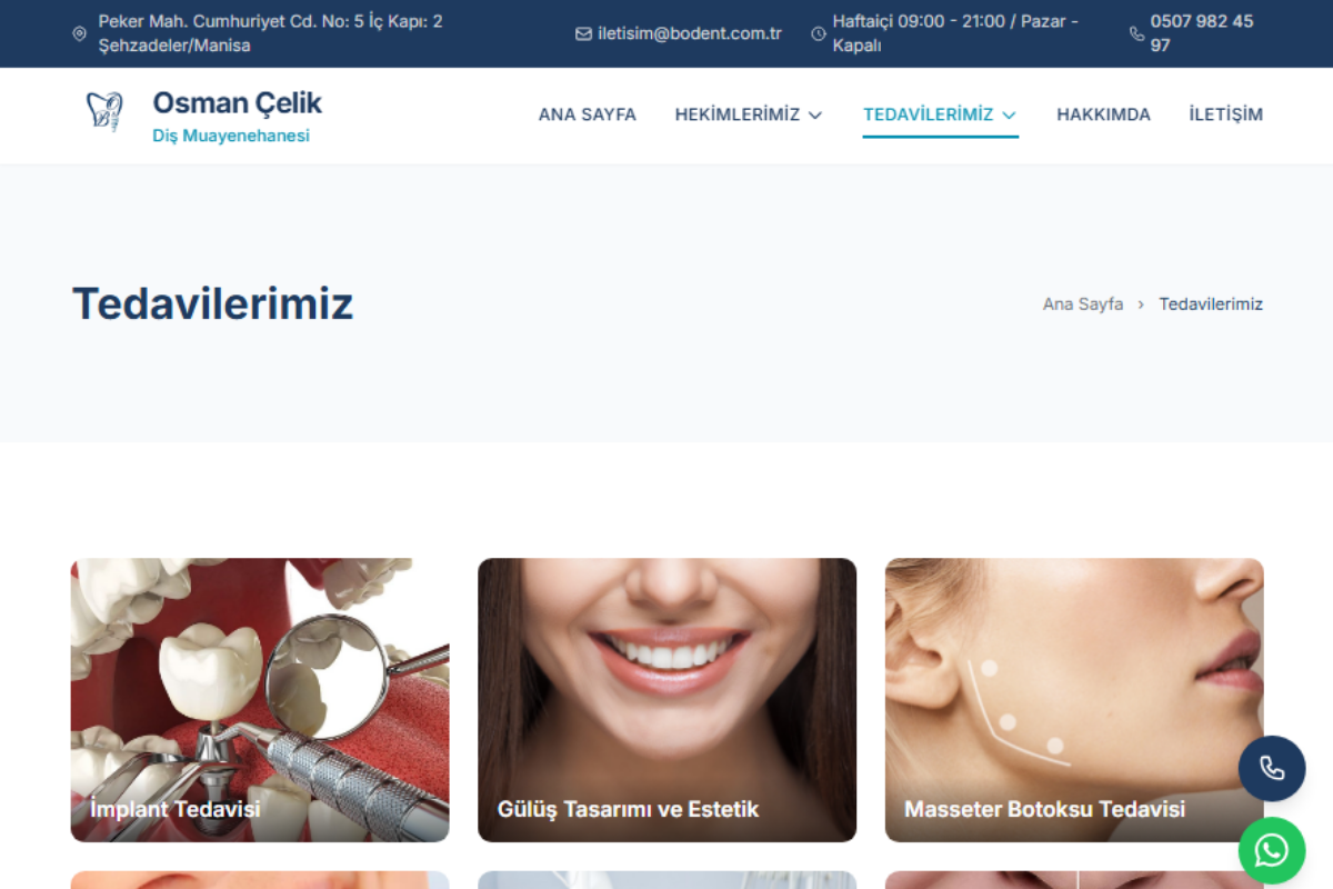 Bodent – Premium Diş Kliniği Web Sitesi - Görsel 3