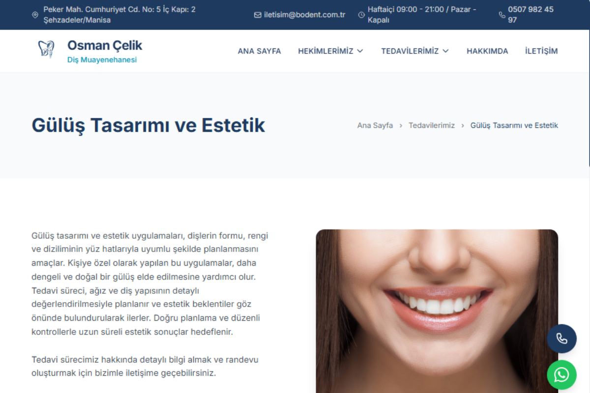 Bodent – Premium Diş Kliniği Web Sitesi - Görsel 5