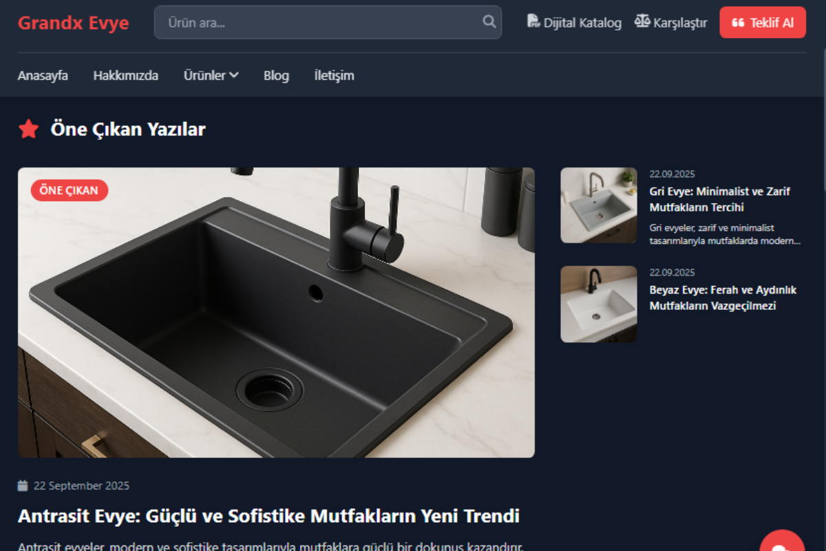 GrandX Evye – Ürün Kataloğu ve Varyasyonlu Tanıtım Sitesi - Görsel 4