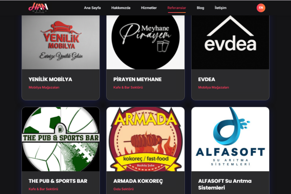 HAN MEDYA – Dijital Reklam Ajansı Web Sitesi - Görsel 3