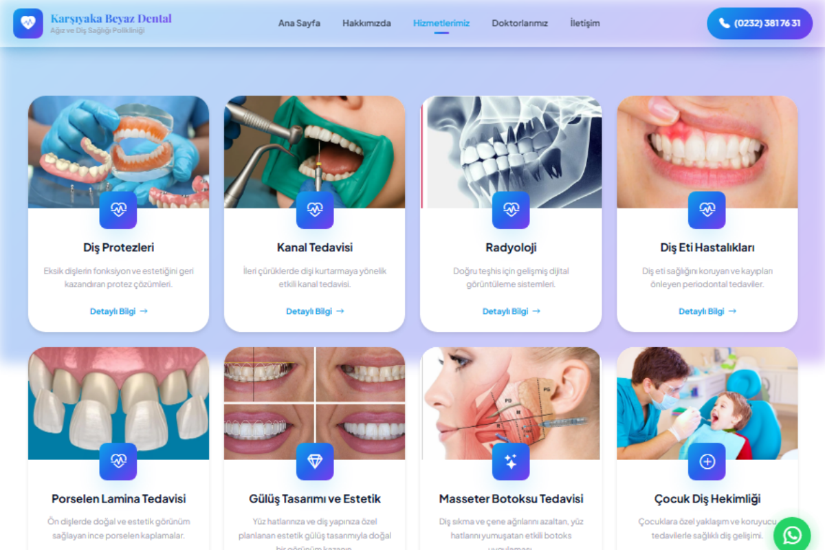 Karşıyaka Beyaz Dental – Diş Kliniği Web Sitesi - Görsel 3