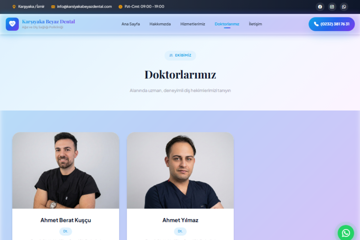 Karşıyaka Beyaz Dental – Diş Kliniği Web Sitesi - Görsel 4