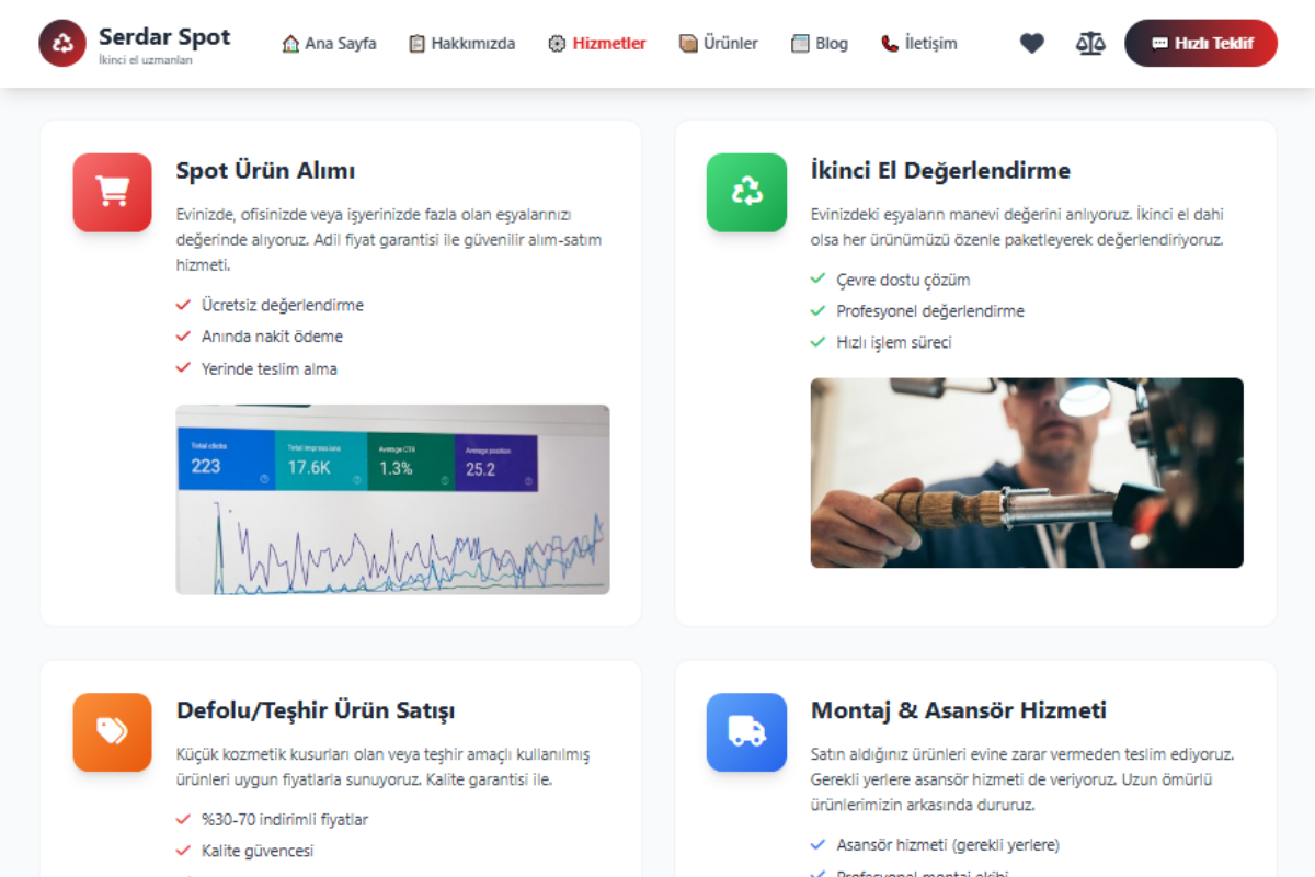 Manisa Muradiye Spot – Kurumsal Hizmet Web Sitesi - Görsel 3