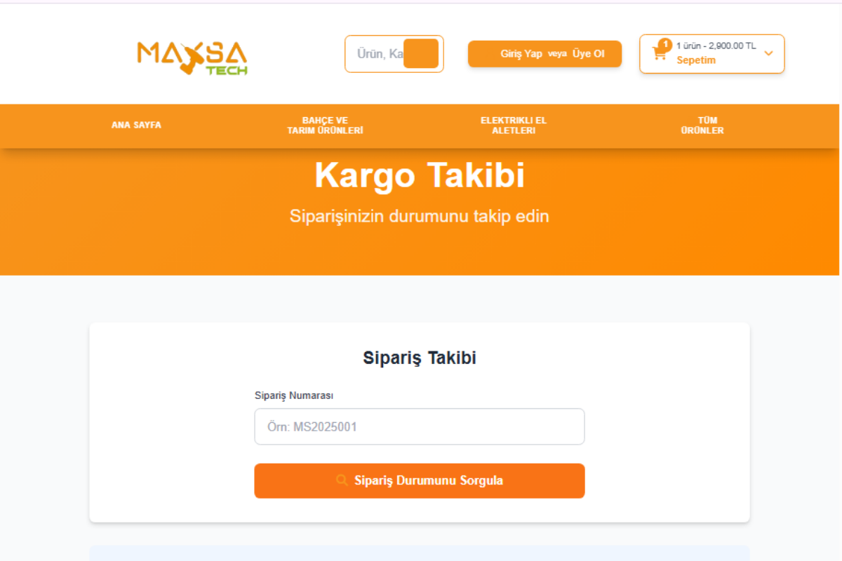 Maysa Hırdavat – Kurumsal E-Ticaret Platformu - Görsel 4