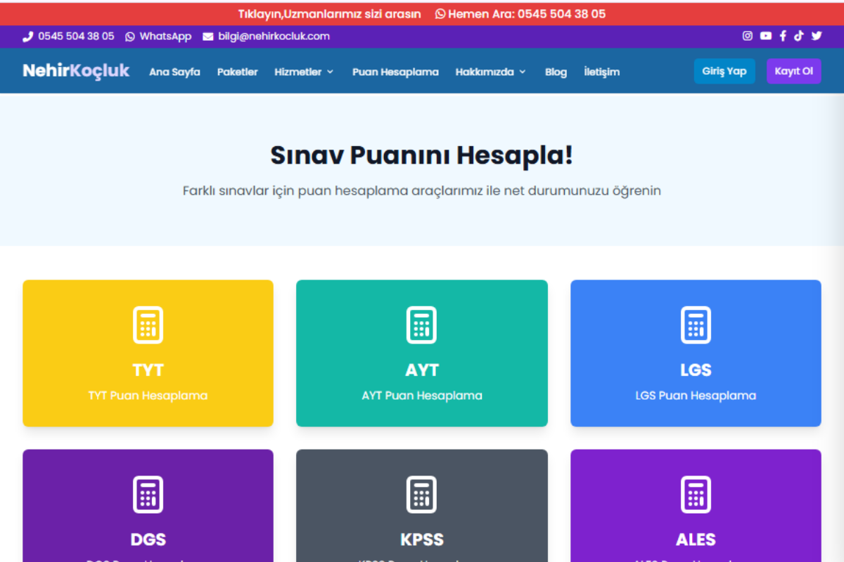 Nehir Koçluk – Dijital Sınav Koçluğu ve Eğitim Platformu - Görsel 3