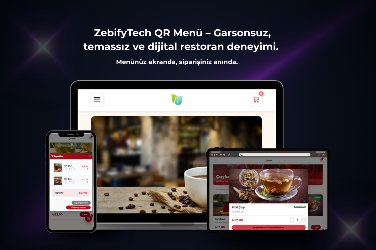 QR Menü – Dijital Restoran Yönetim Sistemi - Görsel 1