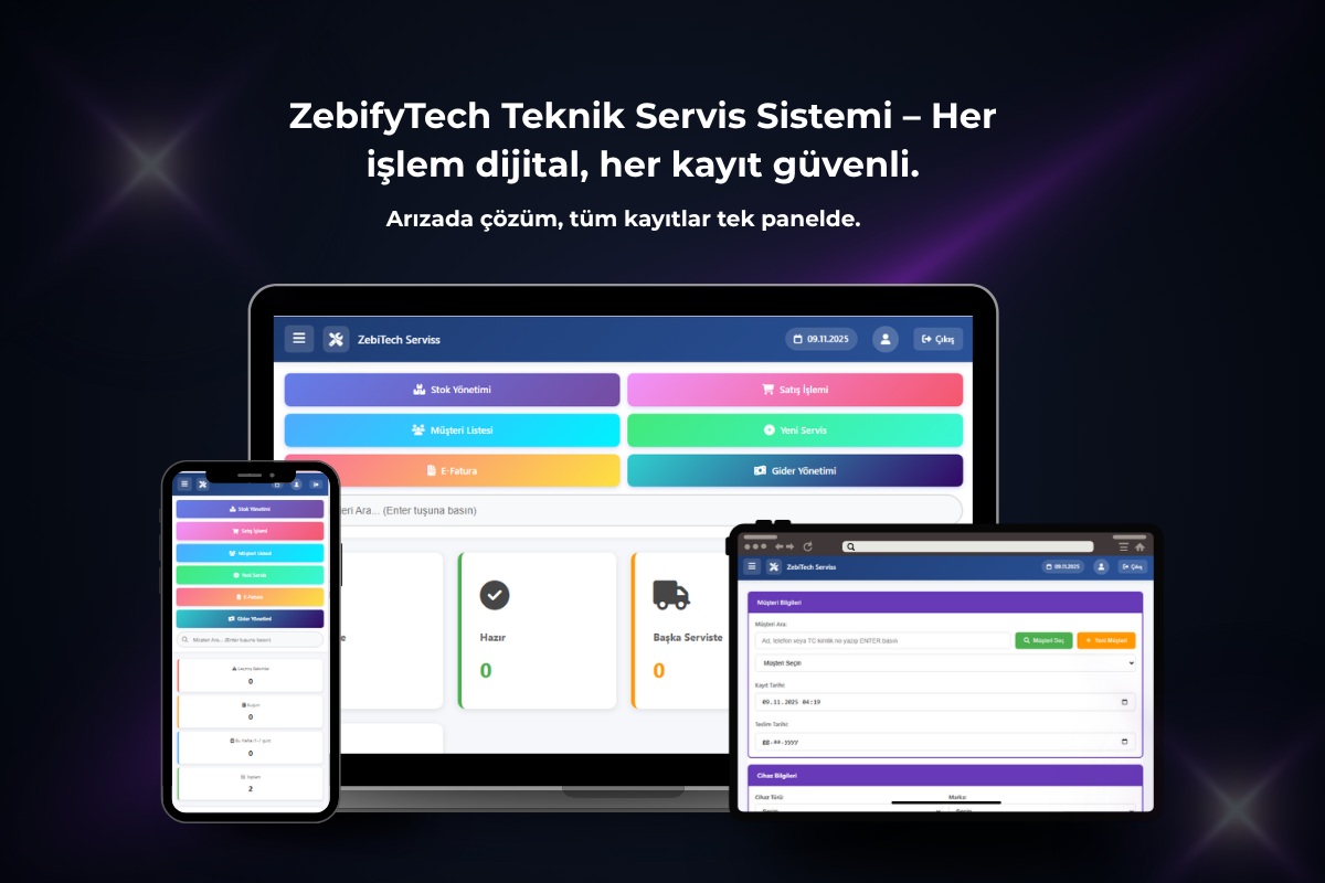 Teknik Servis Yönetim Sistemi